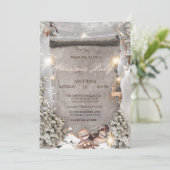 Kerstballen, Lichten Pine Tree Zilveren Kerstmis Kaart (Staand voorkant)