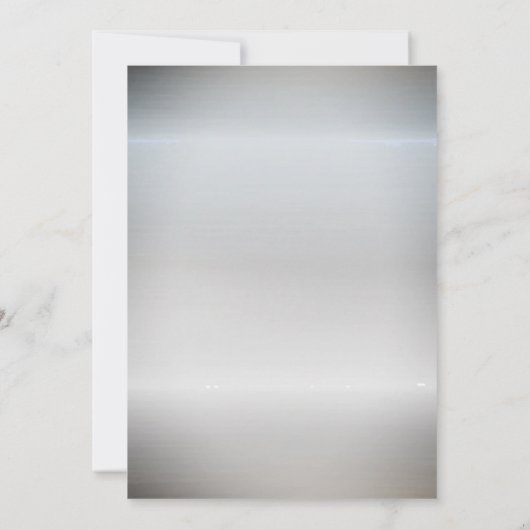 Kerstballen, Lichten Pine Tree Zilveren Kerstmis Kaart (Achterkant)