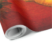 kerstballen met rood cadeaupapier (Rol Hoek)