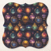 Kerstballen Onderzetters (Voorkant)