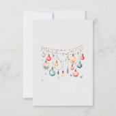 Kerstballen Ornament Capsule Note Bericht Kaart (Achterkant)