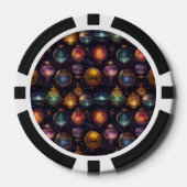 Kerstballen Poker Chips (Voorkant)