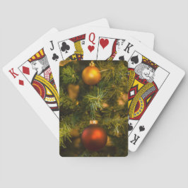 kerstballen pokerkaarten