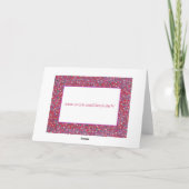 Kerstballen Prettige feestdagen grenskaarten (Achterkant)