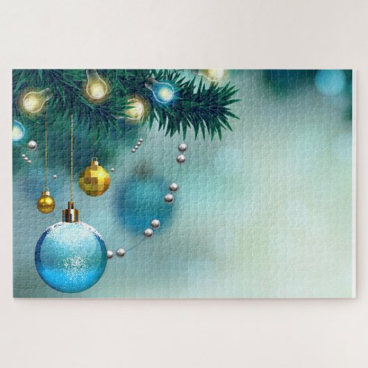 Kerstballen puzzel (Horizontaal)