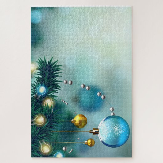 Kerstballen puzzel (Verticaal)