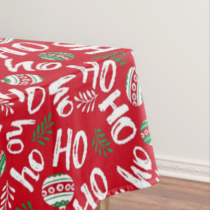 Kerstballen Rood & Groen Rood Kerstbal Onderzetter Tafelkleed