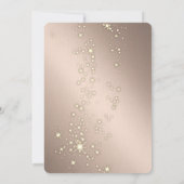 Kerstballen Roze Goud Kerstmis  Kaart (Achterkant)