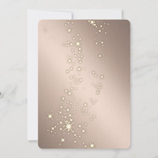 Kerstballen Roze Goud Kerstmis  Kaart (Achterkant)