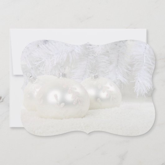 kerstballen, Santa Hat, kerstfeest bedrijf Kaart (Achterkant)