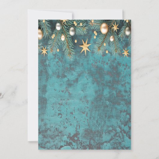 kerstballen, Sars Company Party Kaart (Achterkant)