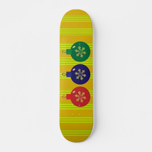 Kerstballen Skateboard (Voorkant)