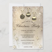 kerstballen, Snowflakes Company Party Kaart (Voorkant)