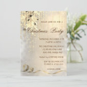 Kerstballen, Snowflakes, Korte Partij Kaart (Staand voorkant)