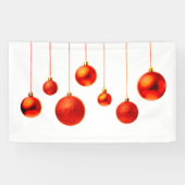 kerstballen spandoek (Horizontaal)