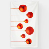 kerstballen spandoek (Verticaal)