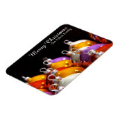 Kerstballen, speciaal aangepast kerstmagneet magneet (Linkerzijde)