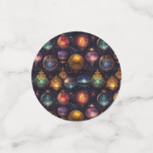 Kerstballen tafel Confetti (Kleine voorkant)