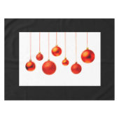 kerstballen tafelkleed (Voorkant (Horizontaal))