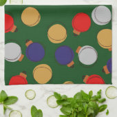 kerstballen theedoek (Gevouwen)