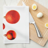 kerstballen theedoek (Quarter Fold)