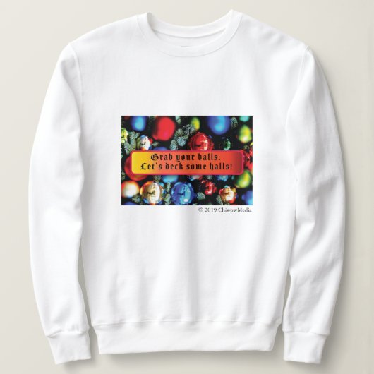 Kerstballen Trui (Design voorkant)