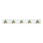 Kerstballen van dennenbomen, Cadeaus Satijnen Lint (Voorkant)