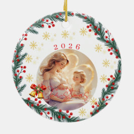 Kerstballen voor een gezellige kerst keramisch ornament