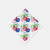 Kerstballen Waterverf Ornament Servetten (Hoek)