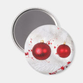 Kerstballenmagneet Magneet (Voorkant / Achterkant)
