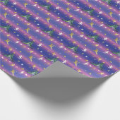 Kerstballerina - Ballet Dancer Cadeaupapier (Hoek)