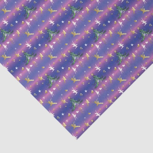 Kerstballerina - Ballet Dancer Tissuepapier (Detail)