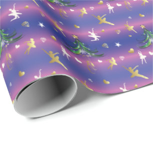 Kerstballerina - Balletdanseres Cadeaupapier