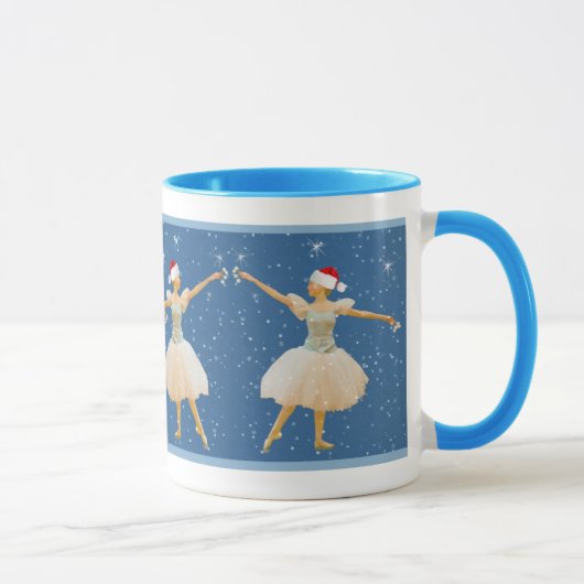 Kerstballerina met de Mok van Castanets (Rechts)