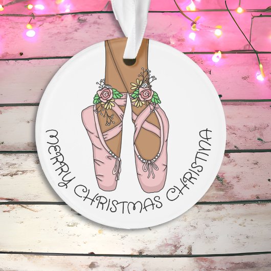 kerstballetdiapositieven, speciaal ontworpen voor ornament