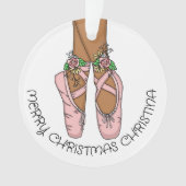 kerstballetdiapositieven, speciaal ontworpen voor ornament (voorkant)