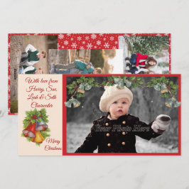 Kerstballetfotokaart Feestdagenkaart