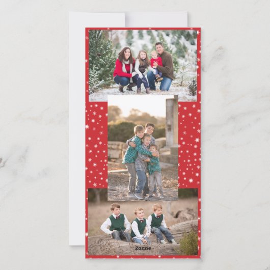 Kerstballetfotokaart Feestdagenkaart (Achterkant)