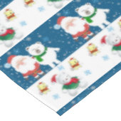 kerstballetje, vrolijk kerstfeest, kerstkerstmis,  tafelkleed (Gekanteld)