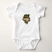 kerstballetjes Baby T-shirt (Voorkant)