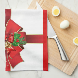 Kerstballetjes Feestdagen keukenhanddoeken