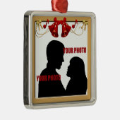 kerstballetjes Lijst Premium-versiering Metalen Ornament (Rechts)