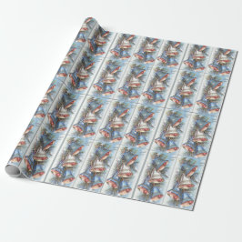  kerstballetjes met ruggengraat cadeaupapier