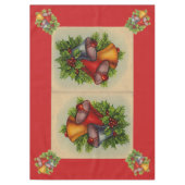 kerstballetjes tafelkleed (Voorkant)