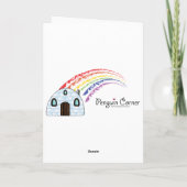 Kerstballetschoenen Naam  Kaart (Achterkant)