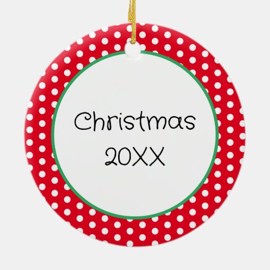 Kerstballetslippers, speciaal aangepast keramisch ornament (Achterkant)