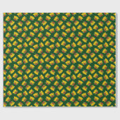kerstballonpatroon cadeaupapier (Vlak)