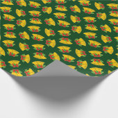 kerstballonpatroon cadeaupapier (Hoek)