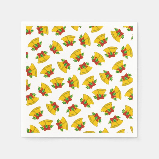 kerstballonpatroon servet (Voorkant)