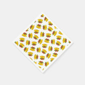 kerstballonpatroon servet (Hoek)